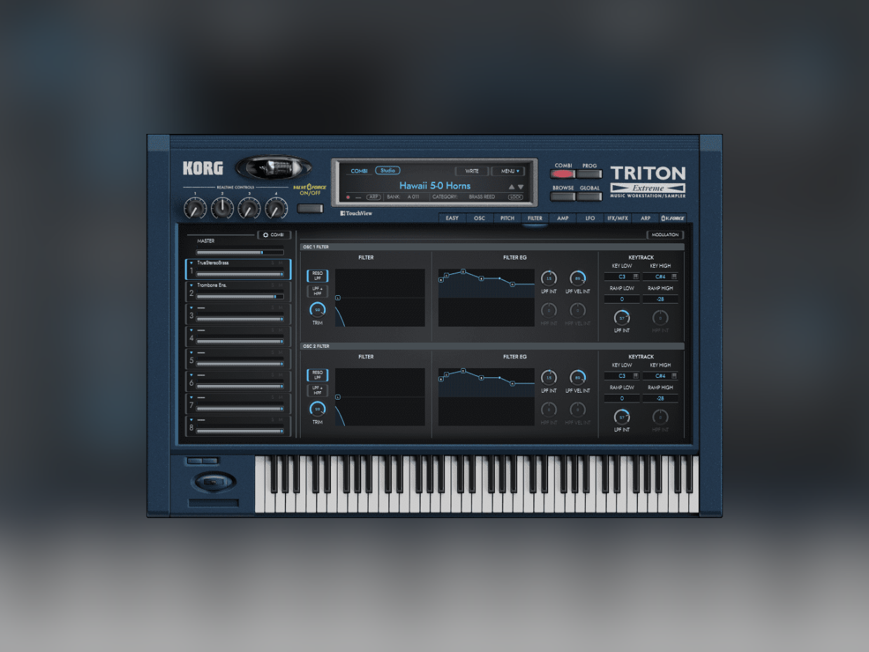 Korg Triton Extreme product artwork