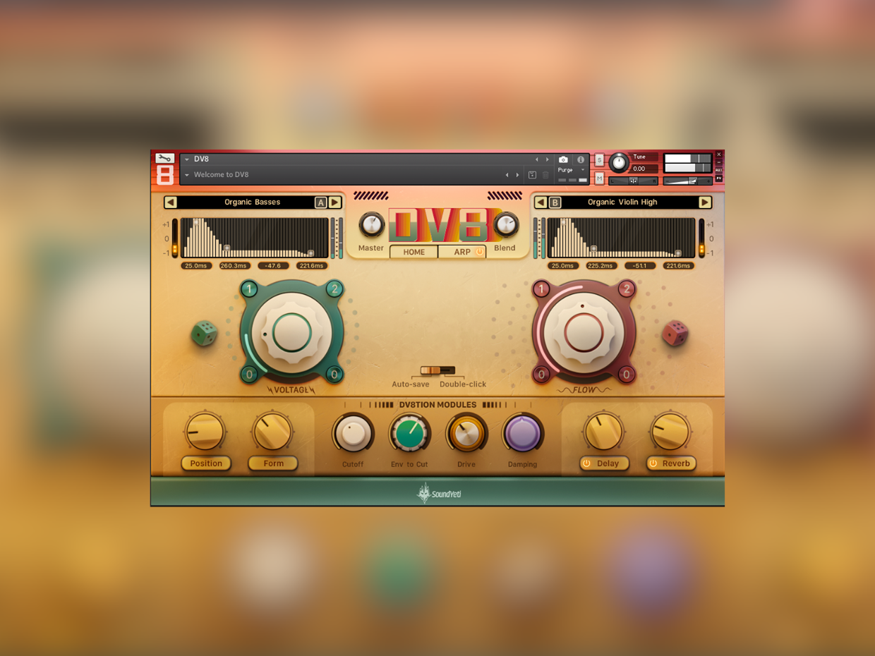 DV8 Library product artwork