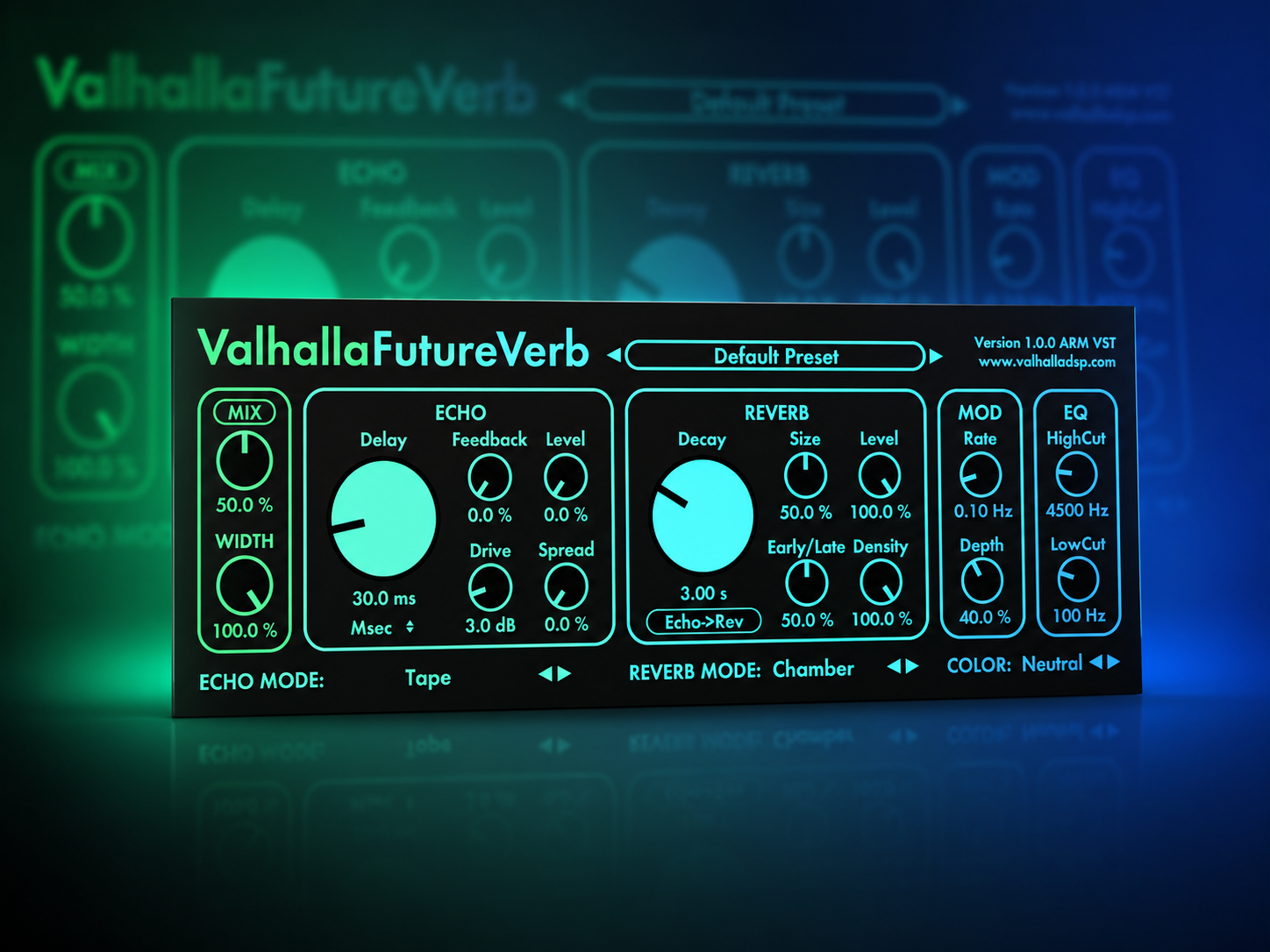 Valhalla FutureVerb product artwork