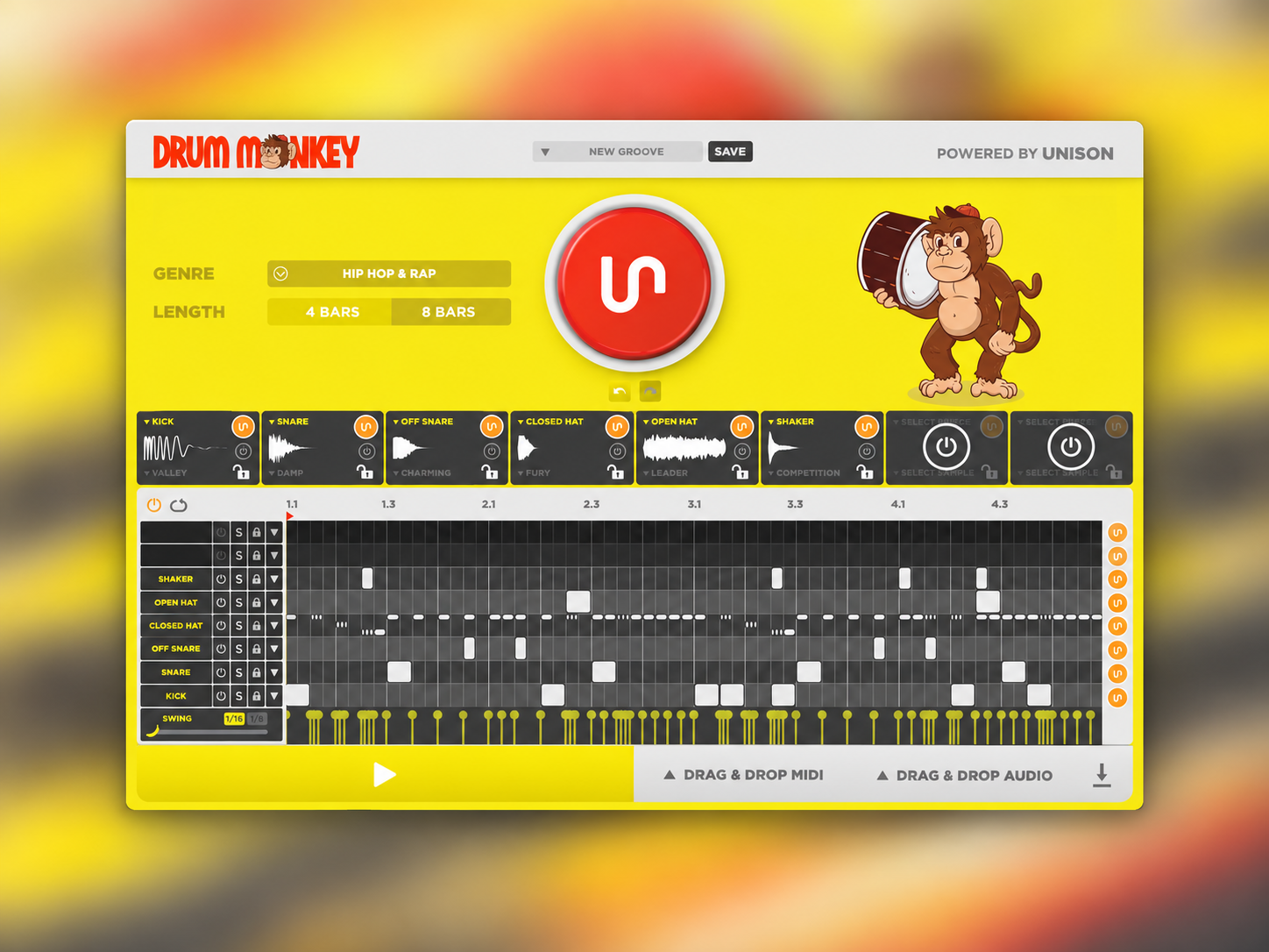 Unison Drum Monkey product artwork
