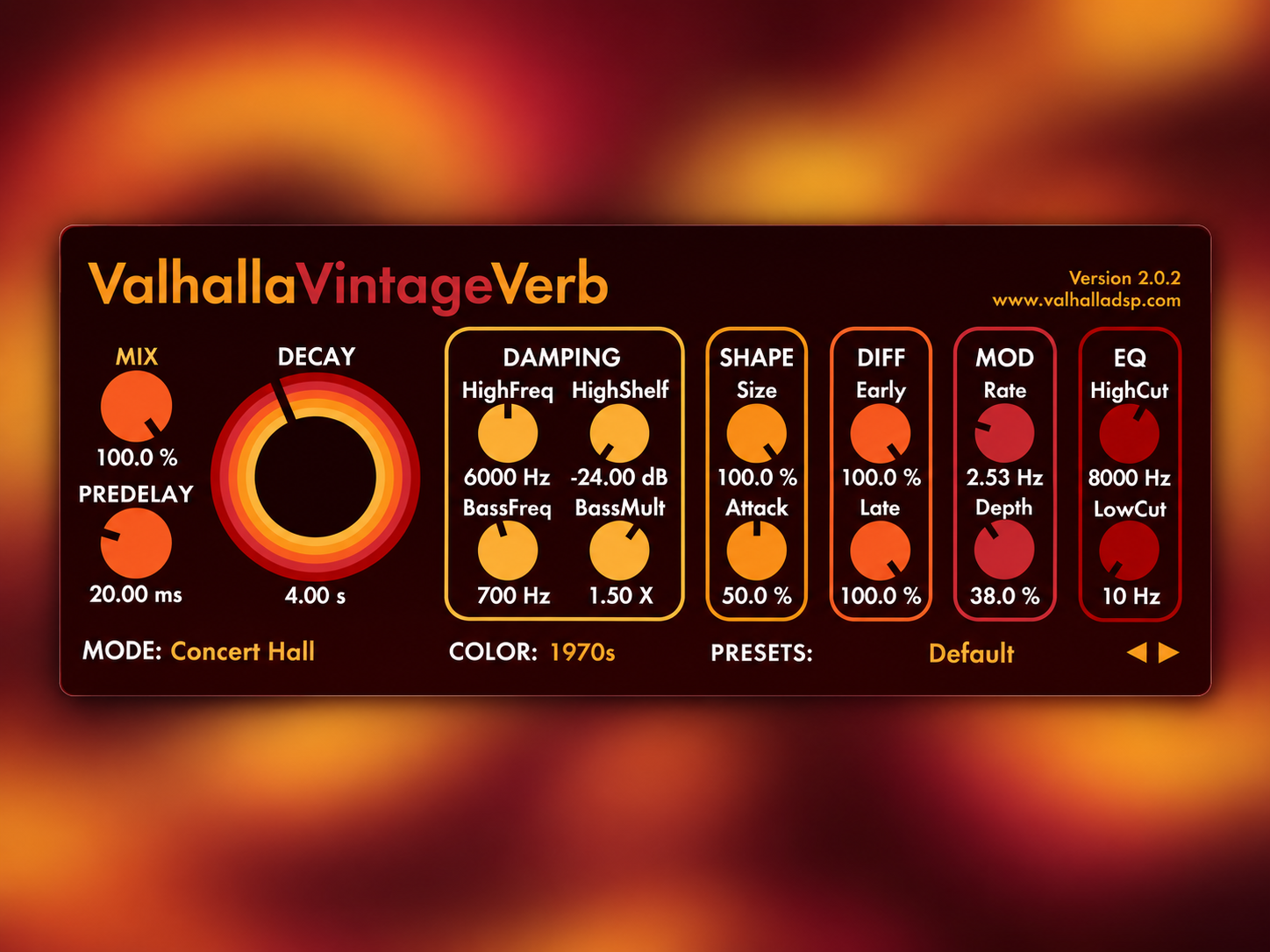 Valhalla Vintage Verb product artwork