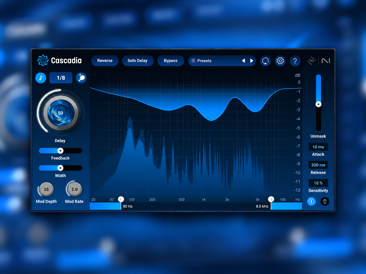 Izotope Cascadia product artwork