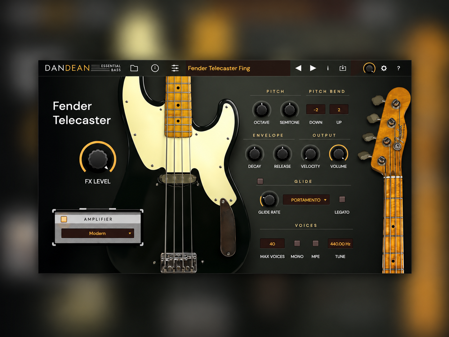 Tracktion Software Dan Dean Bass product artwork