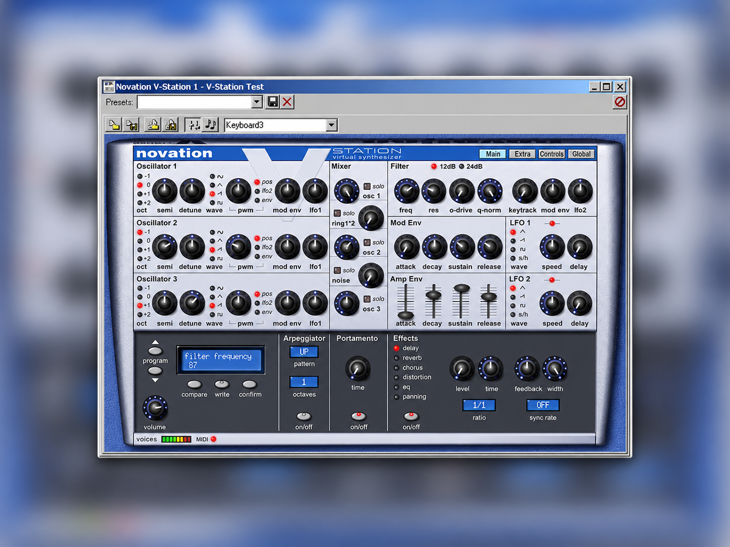 Novation V-Station product artwork